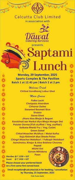 SAPTAMI LUNCH