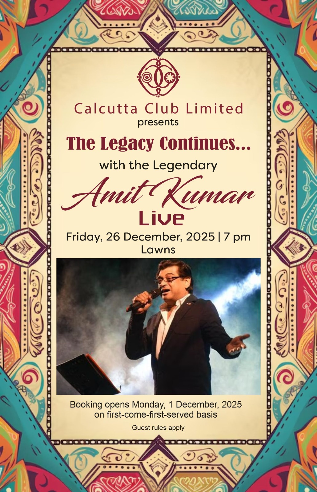 LEGACY CONTINUES WITH AMIT KUMAR LIVE