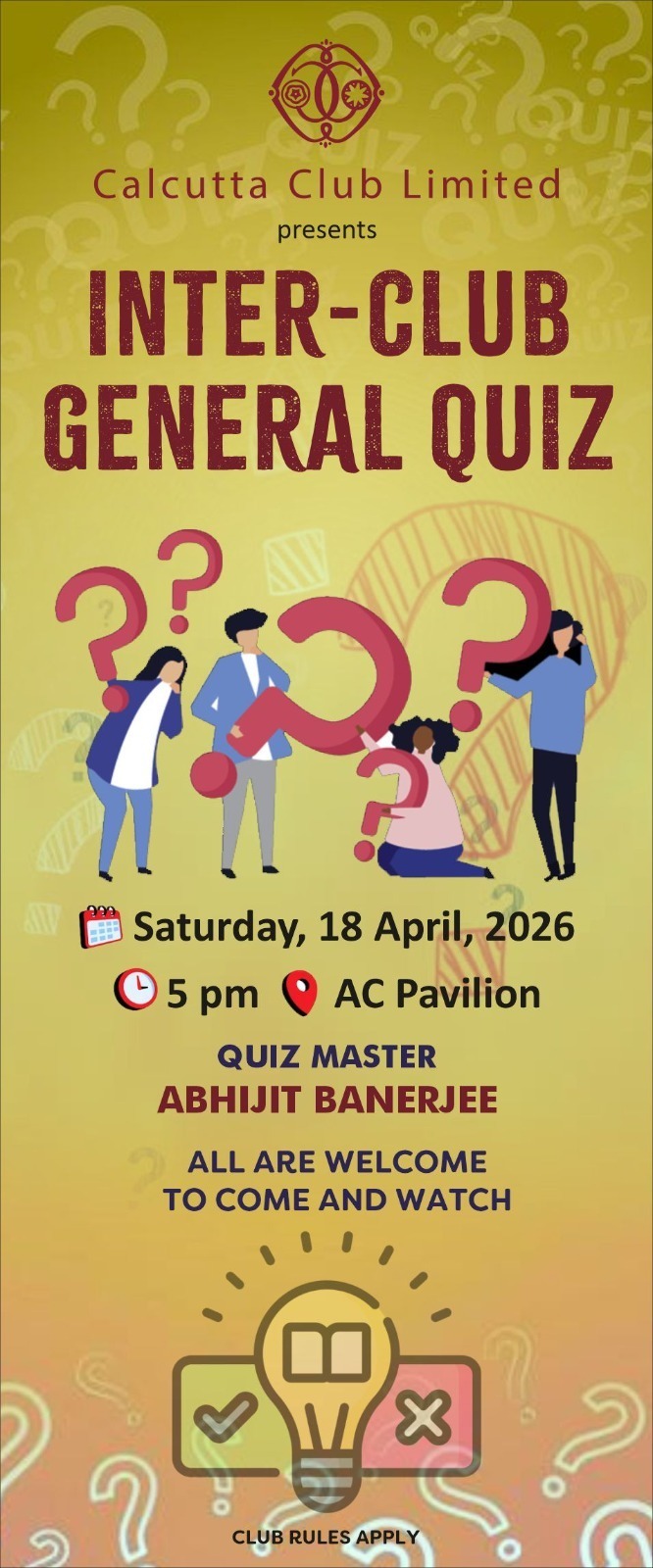 INTER-CLUB GENERAL QUIZ