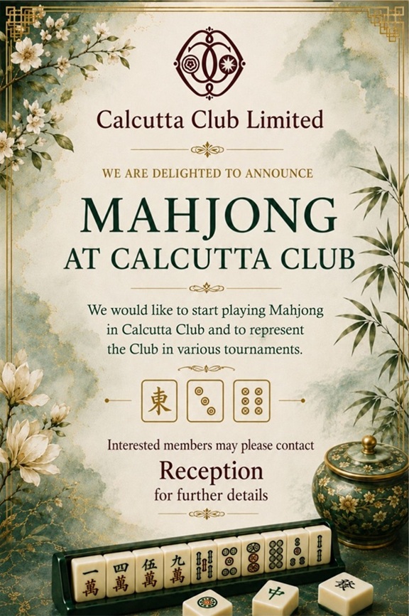 MAHJONG AT CALCUTTA CLUB