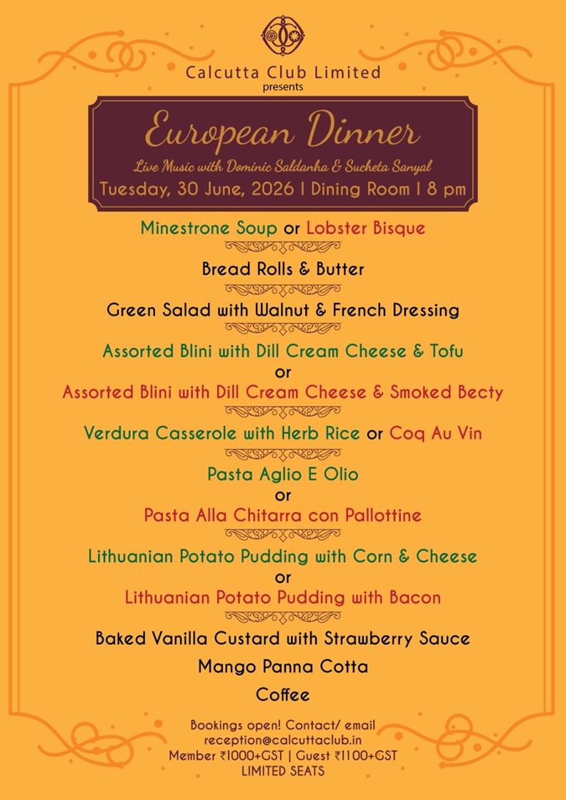 EUROPEAN DINNER